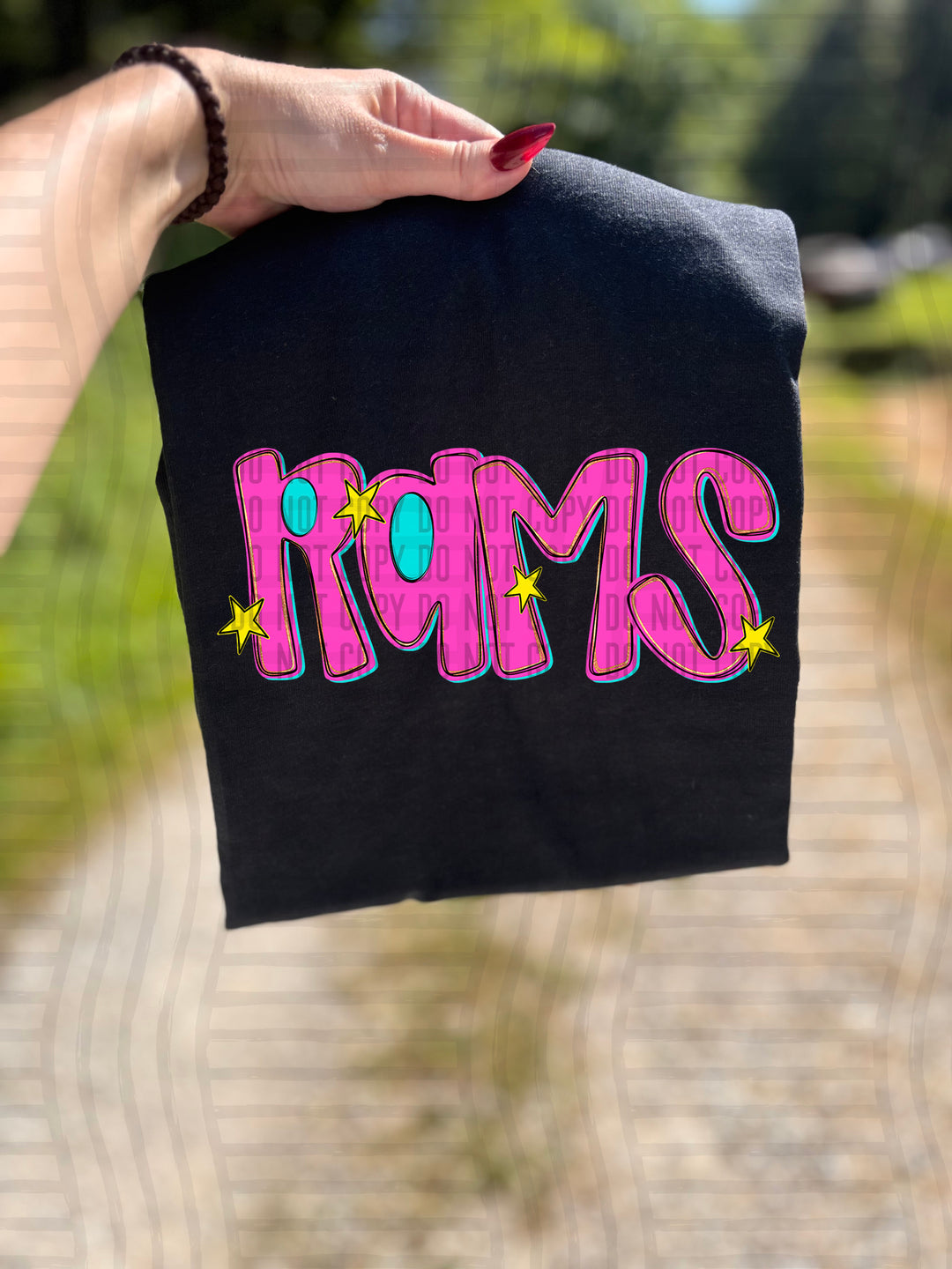 Pink Glow DTF Print