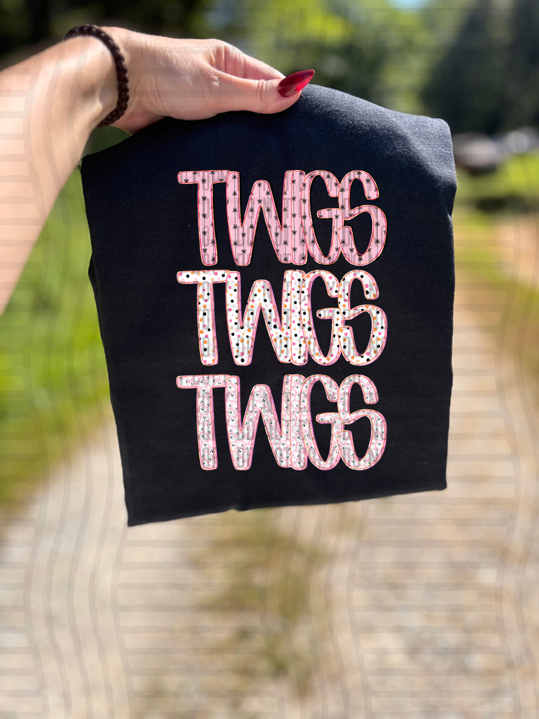 Girly Spooky Triple Stacked DTF Print