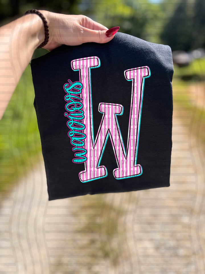 Mixy Pink Seersucker DTF Print