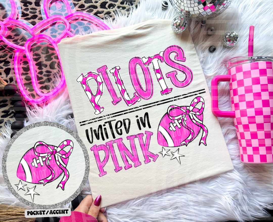 United In Pink Mascots DTF Print