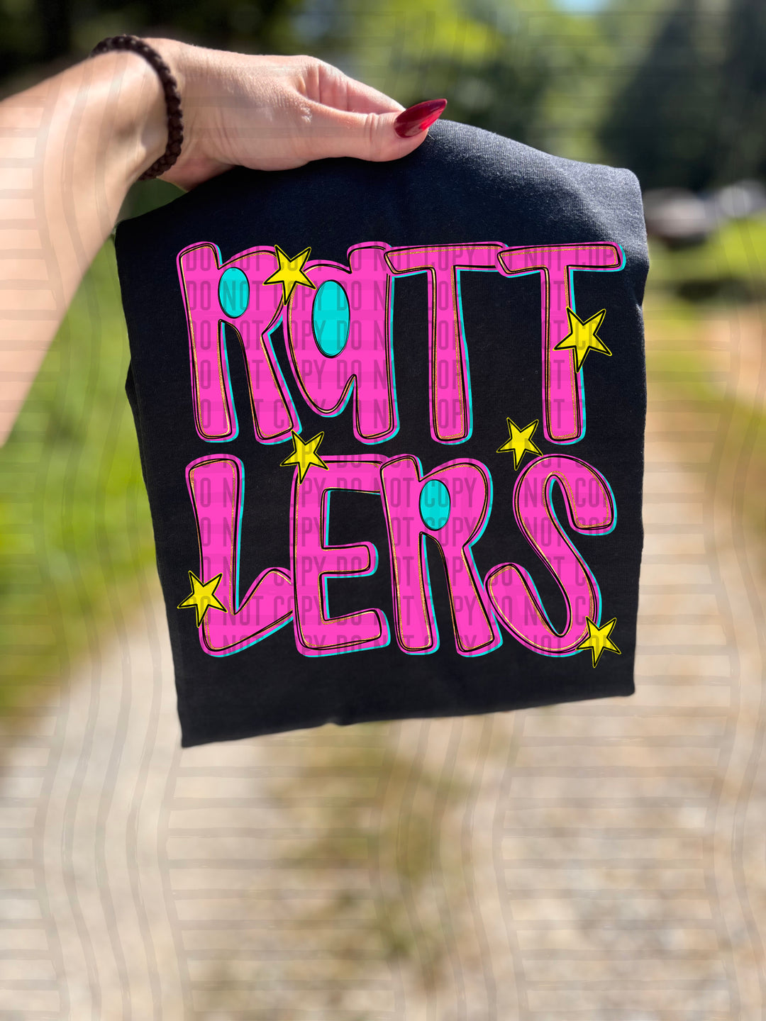 Pink Glow DTF Print
