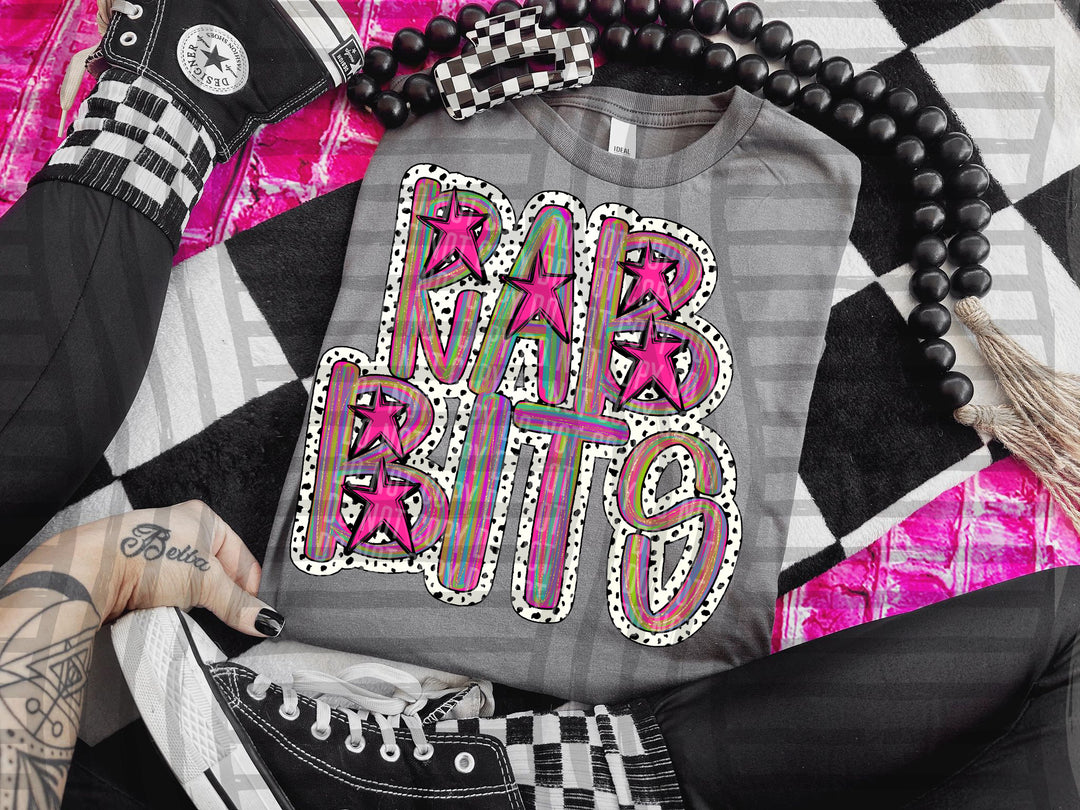 Brushstroke Dots DTF Print