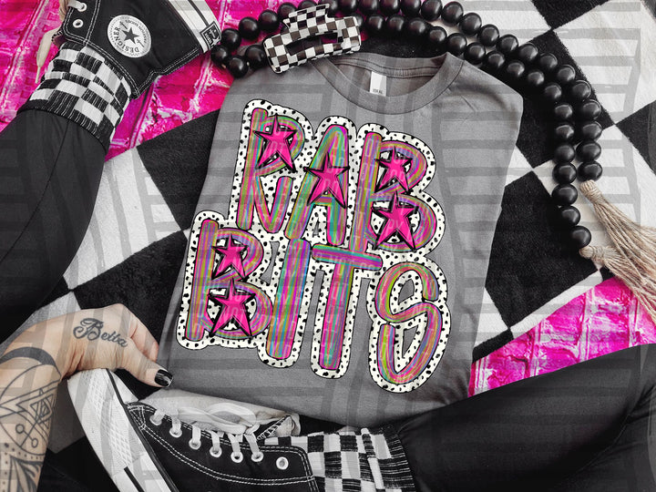 Brushstroke Dots DTF Print