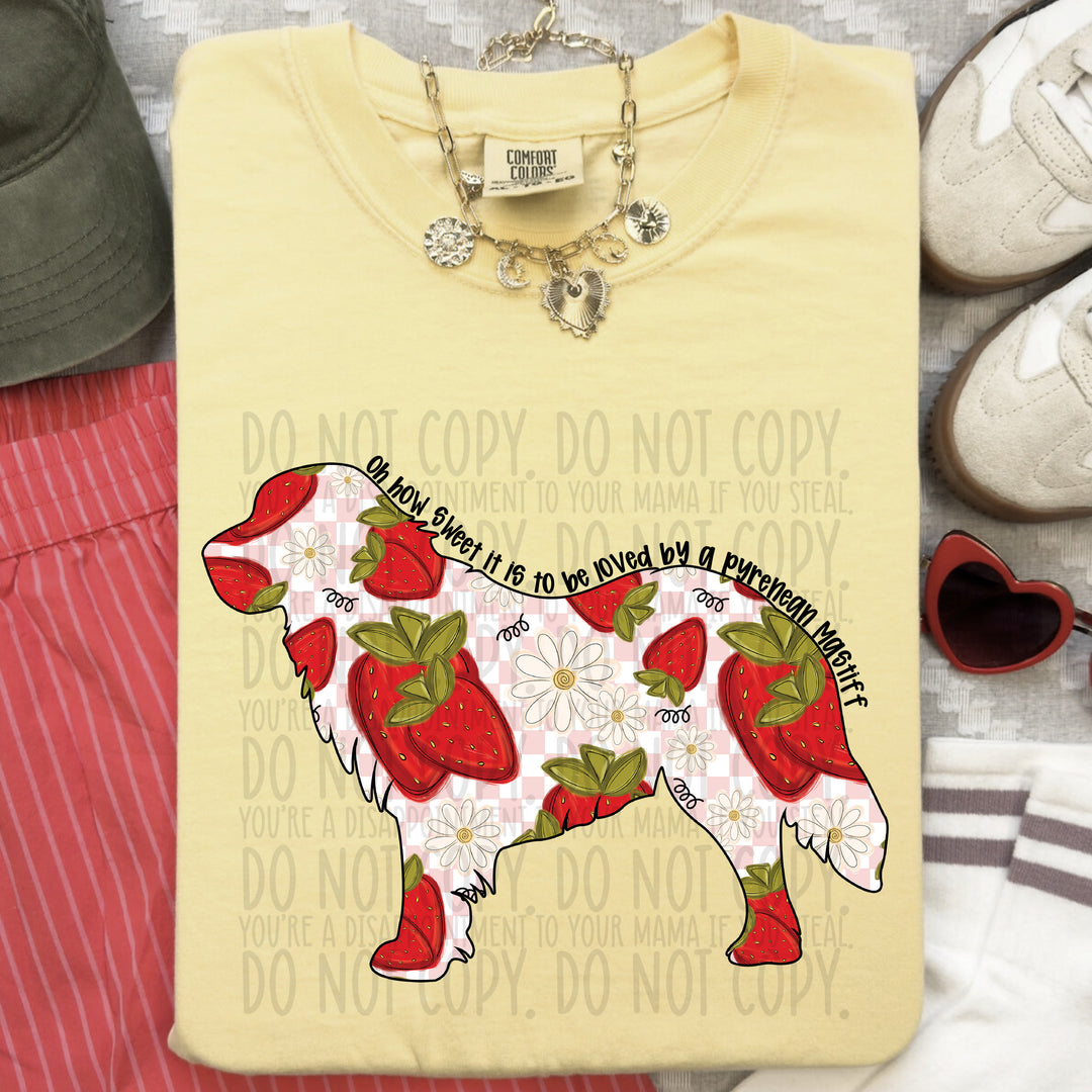 How Sweet Dog DTF Print