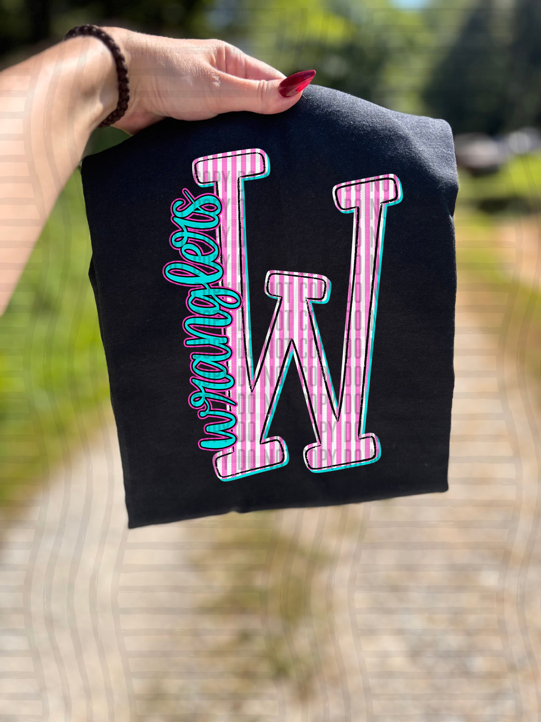 Mixy Pink Seersucker DTF Print