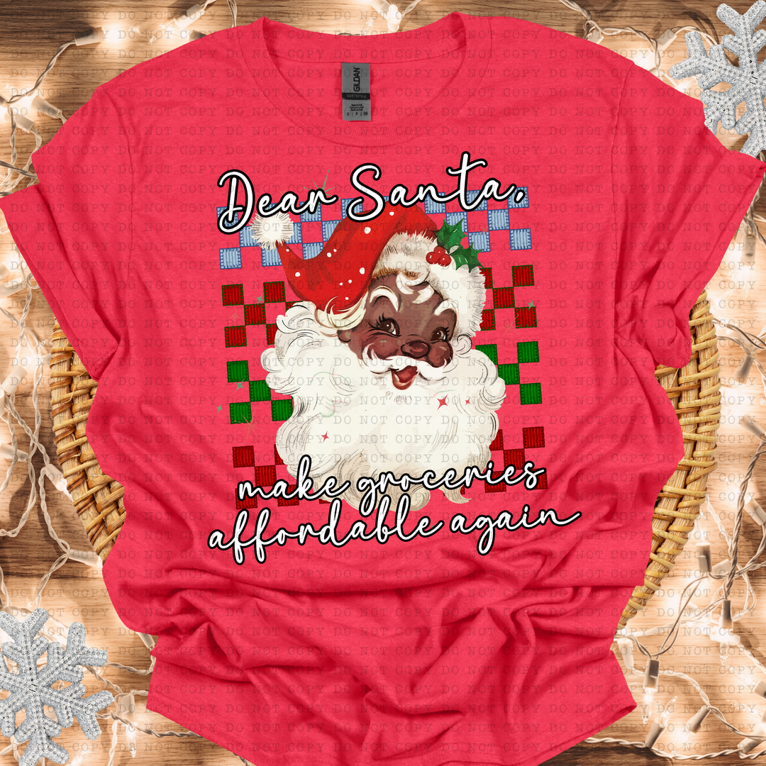 Dear Santa 2... DTF Print