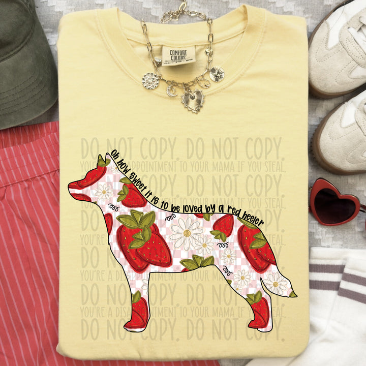 How Sweet Dog DTF Print