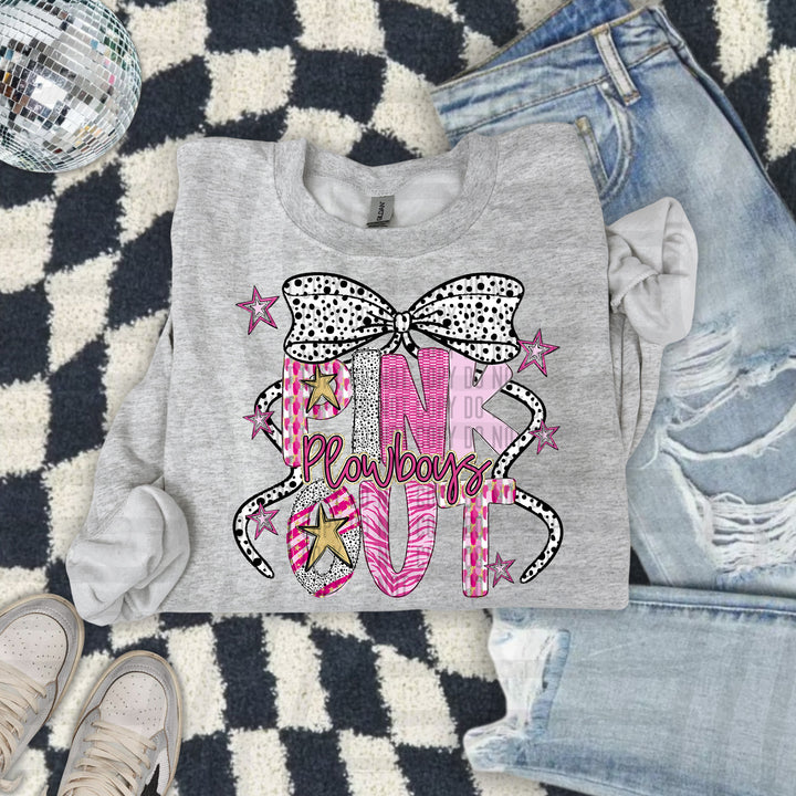 Pink Out Gold DTF Print