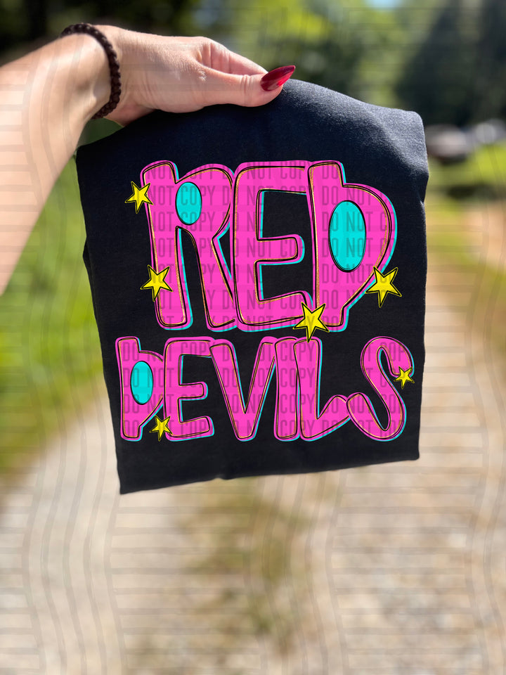 Pink Glow DTF Print