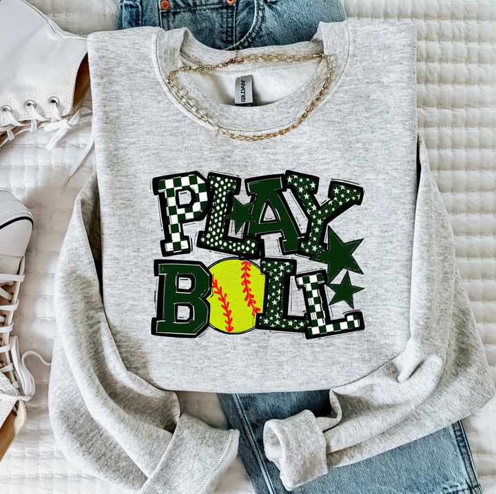 Play Ball Softball DTF Print