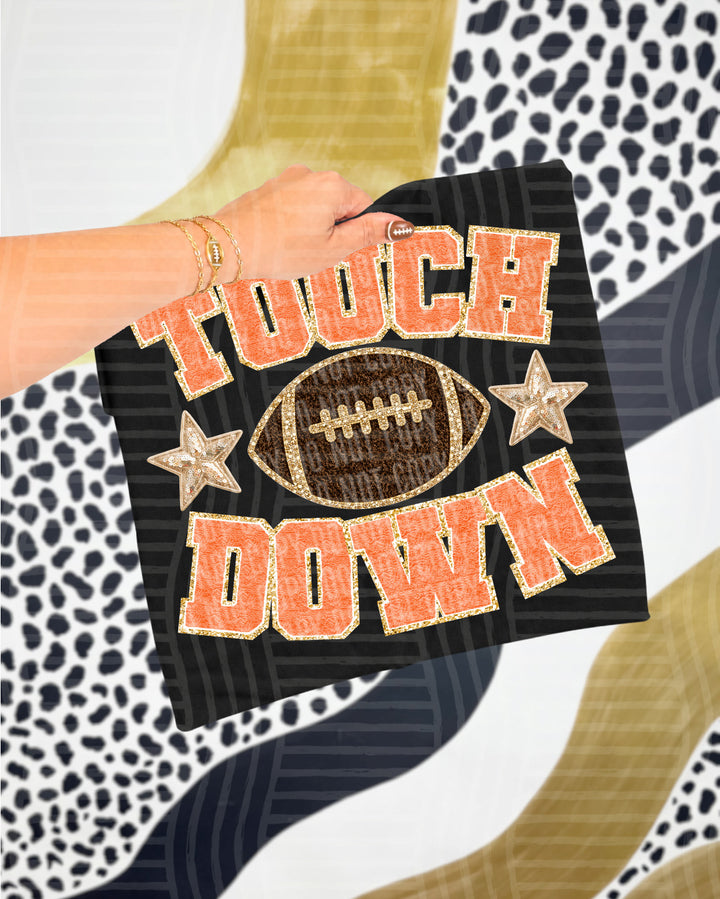 Touchdown Faux Chenille DTF Print