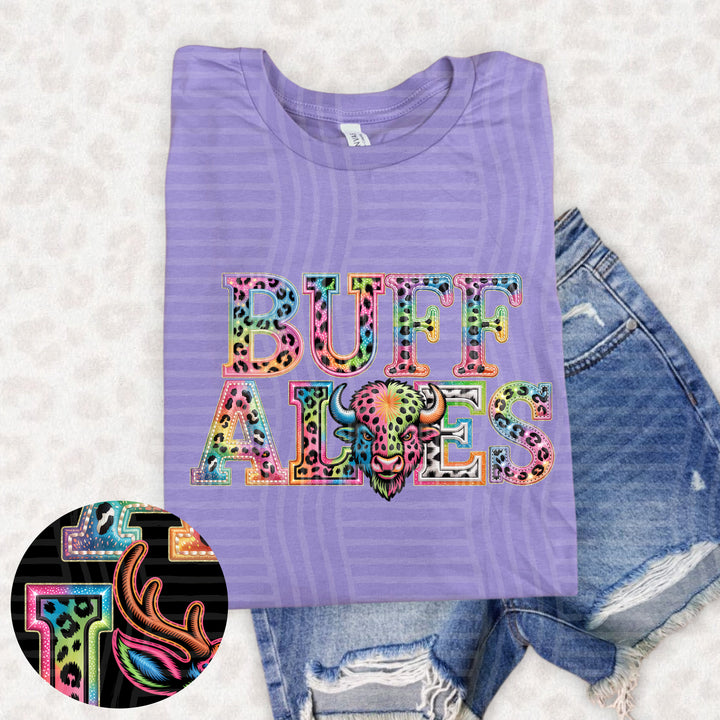 Rainbow Mascot Heads Stacked DTF Print