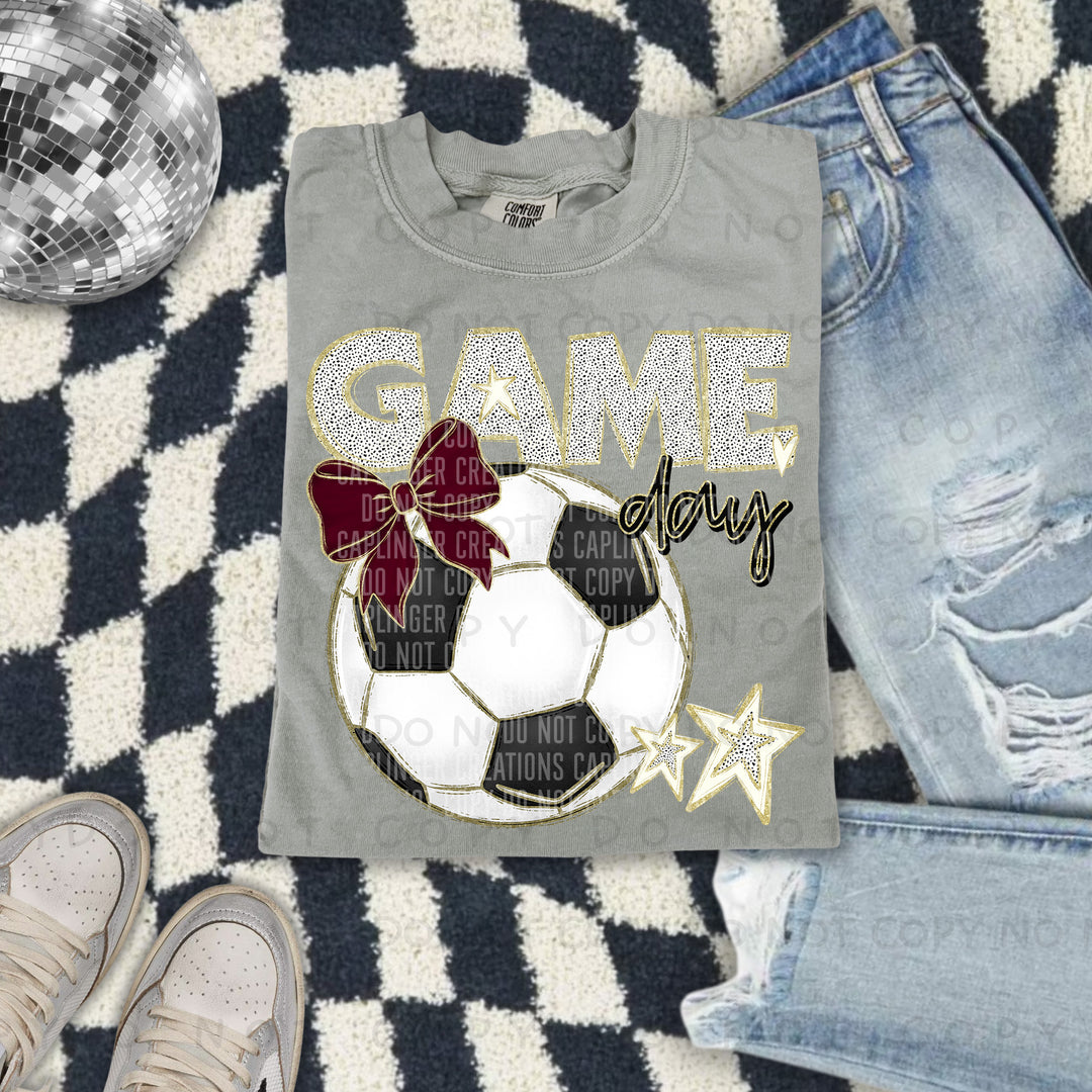 Game Day Soccer DTF Print