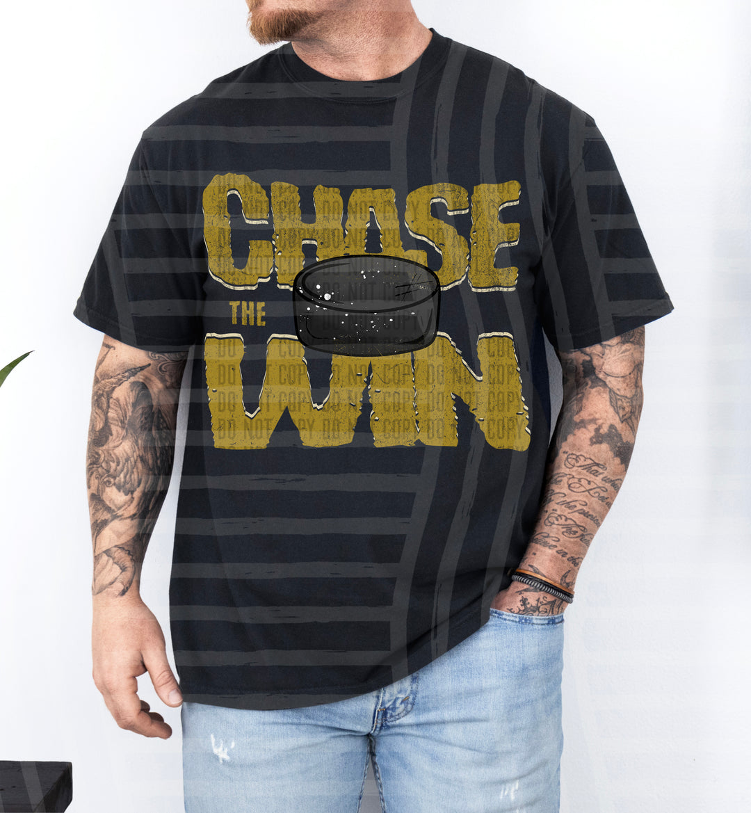 Chase The Win Hockey DTF Print