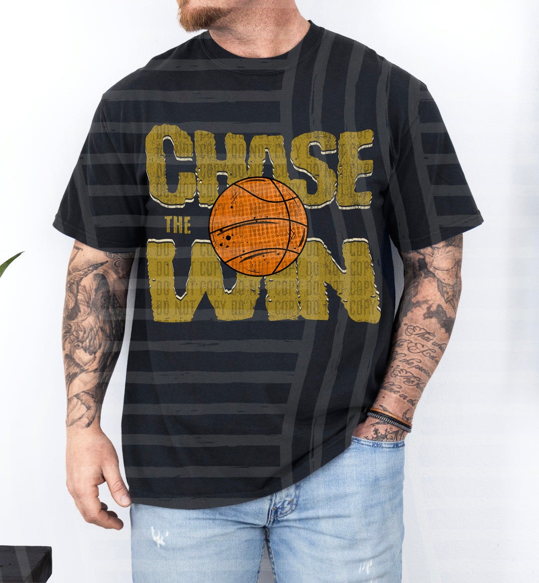 Chase The Win Basketball DTF Print