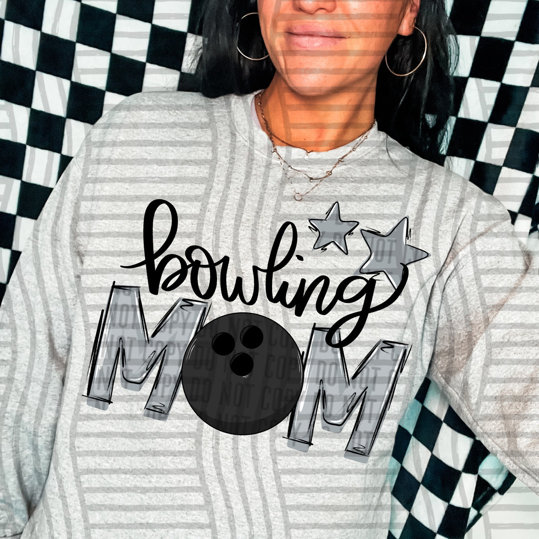 Sports Mom Bowling DTF Print
