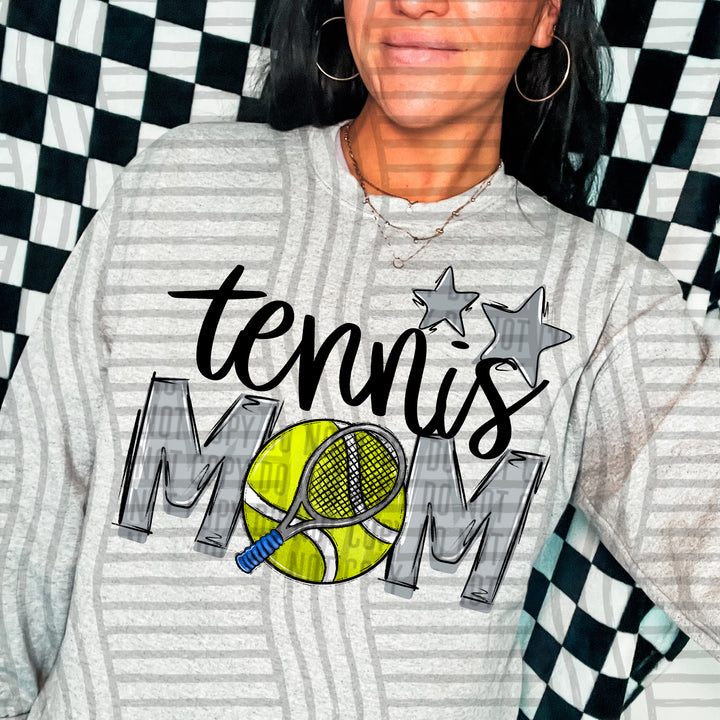 Sports Mom Tennis DTF Print