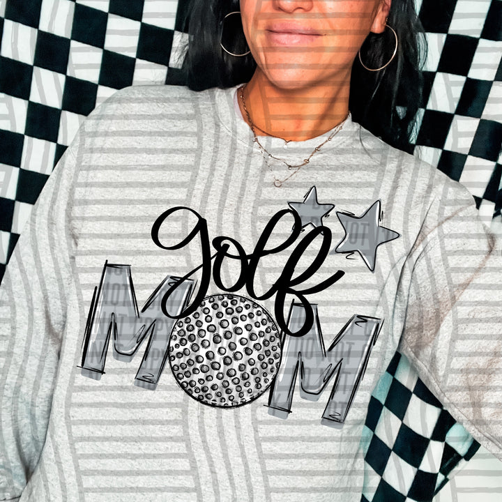 Sports Mom Golf DTF Print