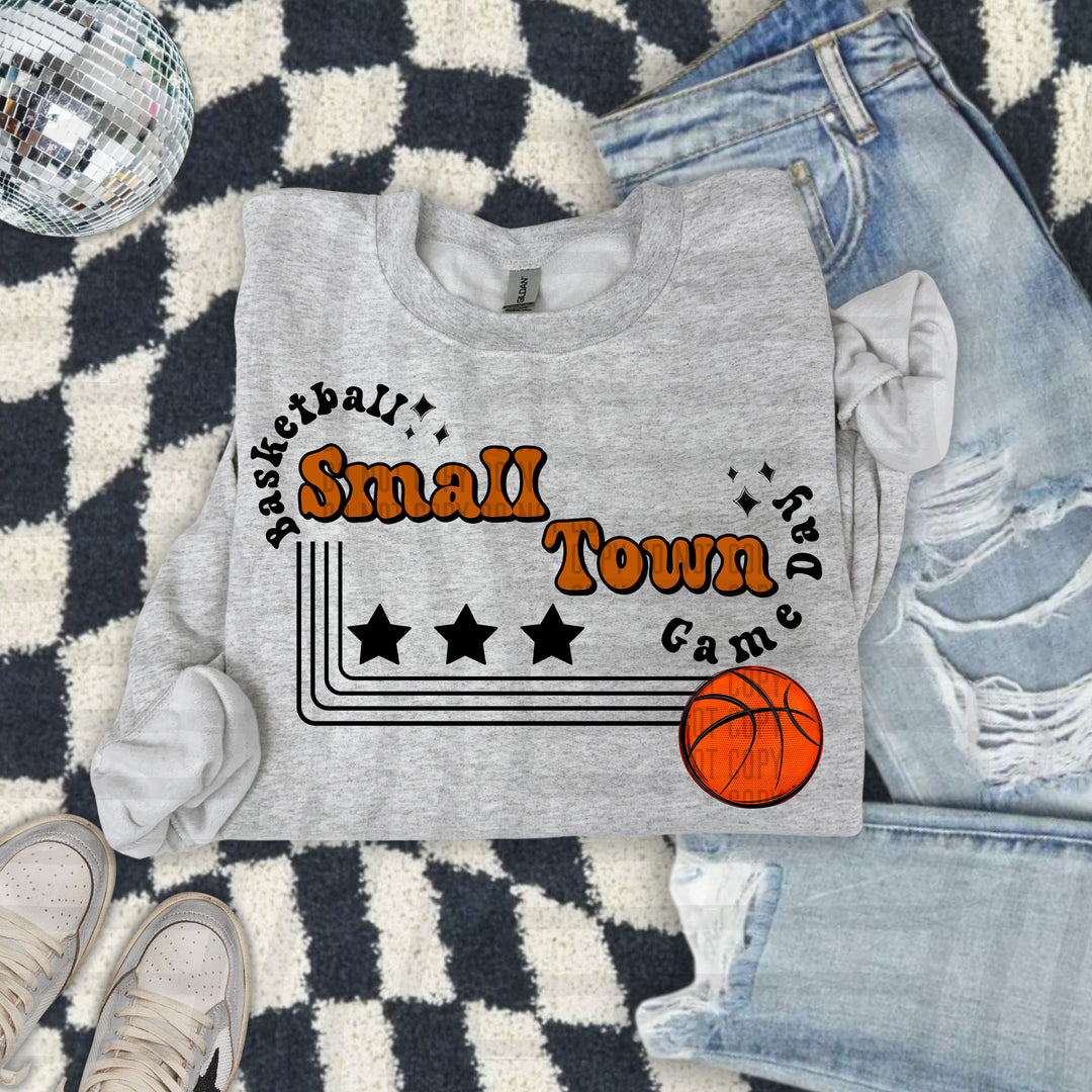 Small Town Basketball DTF Print