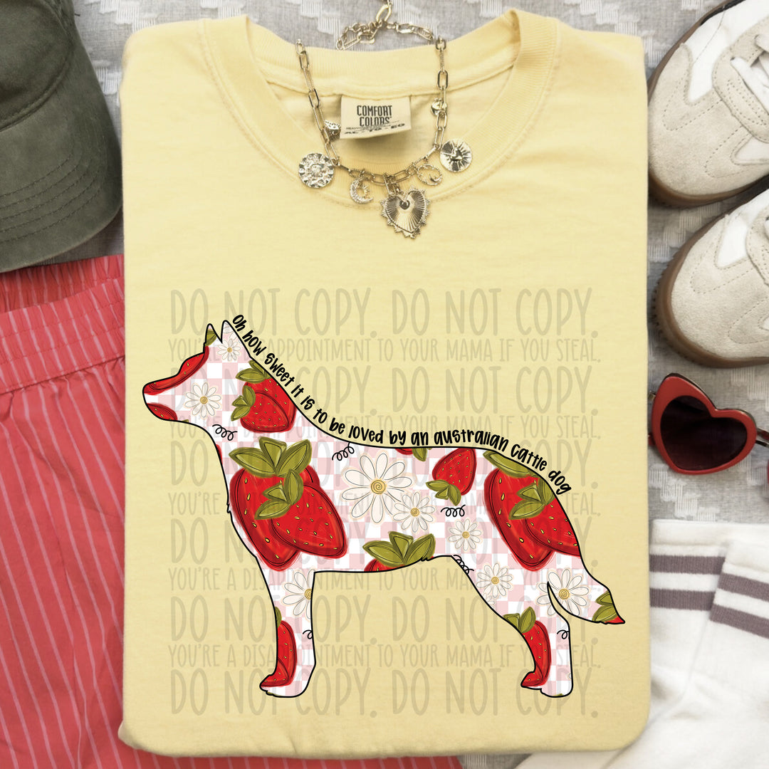 How Sweet Dog DTF Print