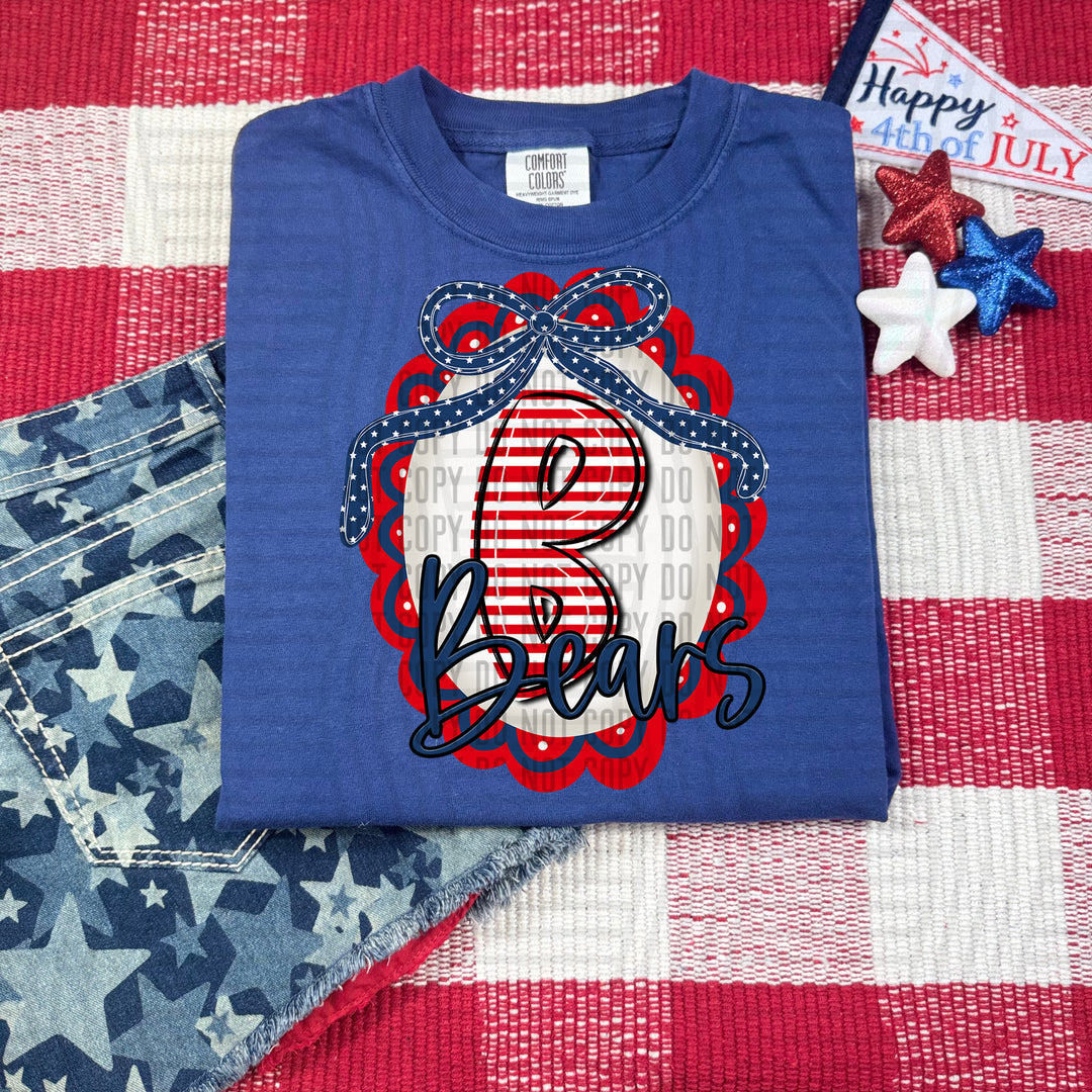 RWB Framed DTF Print