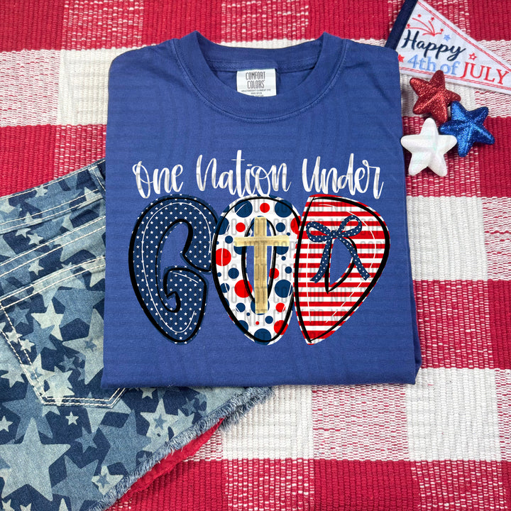 One Nation Under God DTF Print