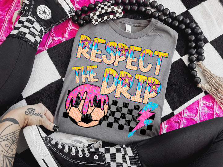 Respect The Drip Balls DTF Print