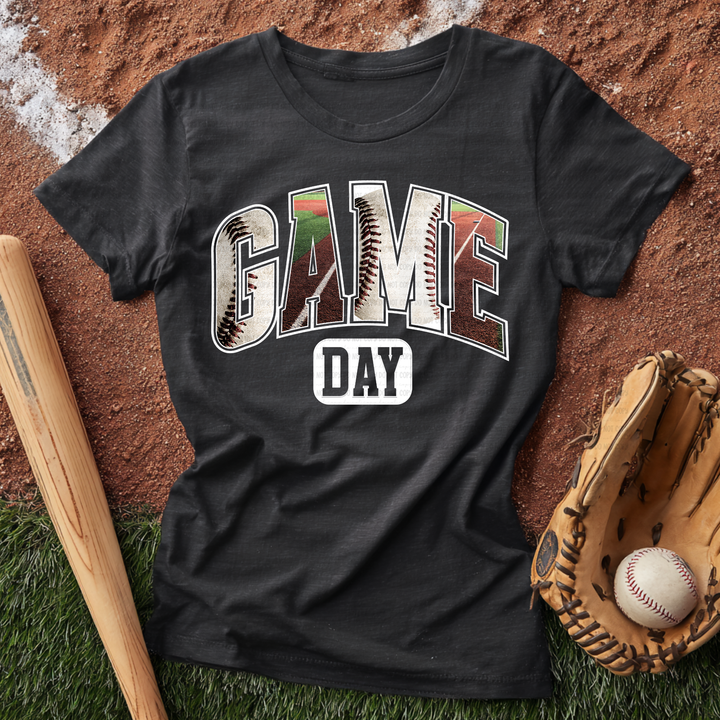 Game Day Baseball WHITE DTF Print