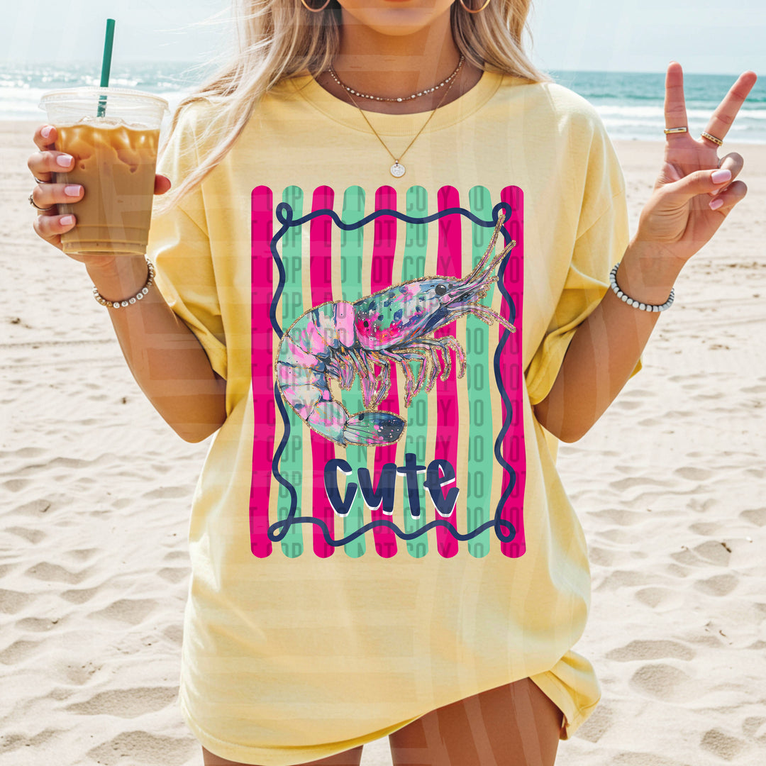 Shrimply Cute DTF Print