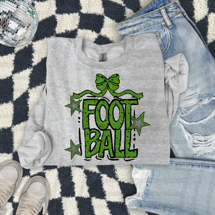 Football Bow DTF Print