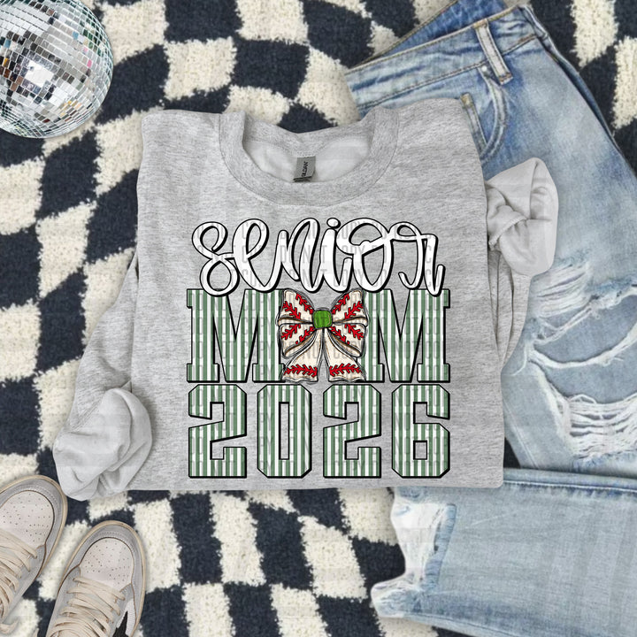 Senior Mom Baseball DTF Print
