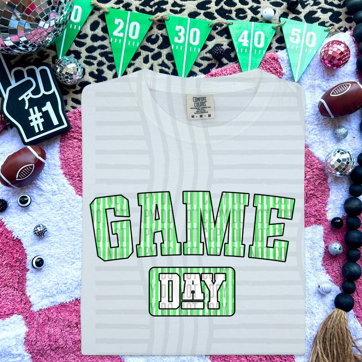 Game Day Seersucker DTF Print