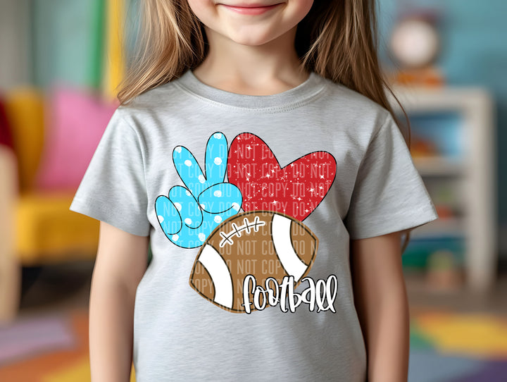 Peace Love DTF Print