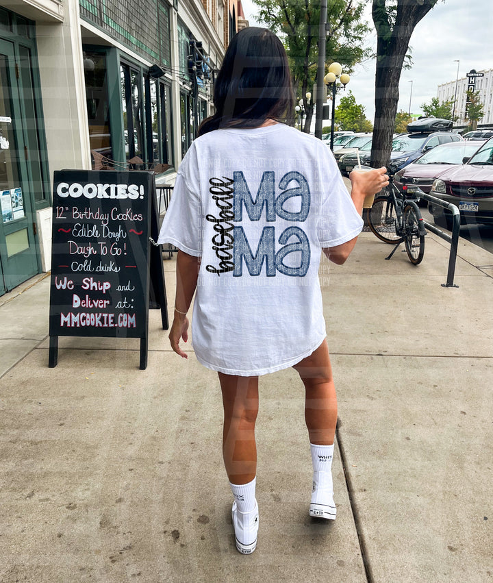 Sports Mama Baseball DTF Print