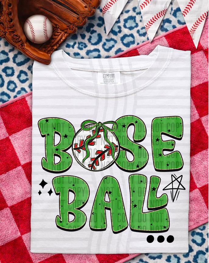 Baseball Retro DTF Print