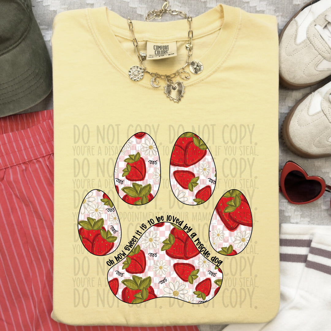 How Sweet Dog DTF Print