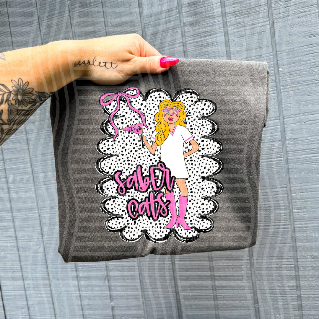 Preppy Gals Brunette DTF Print