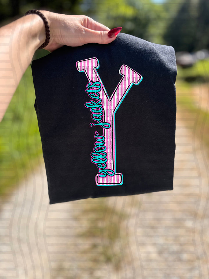 Mixy Pink Seersucker DTF Print