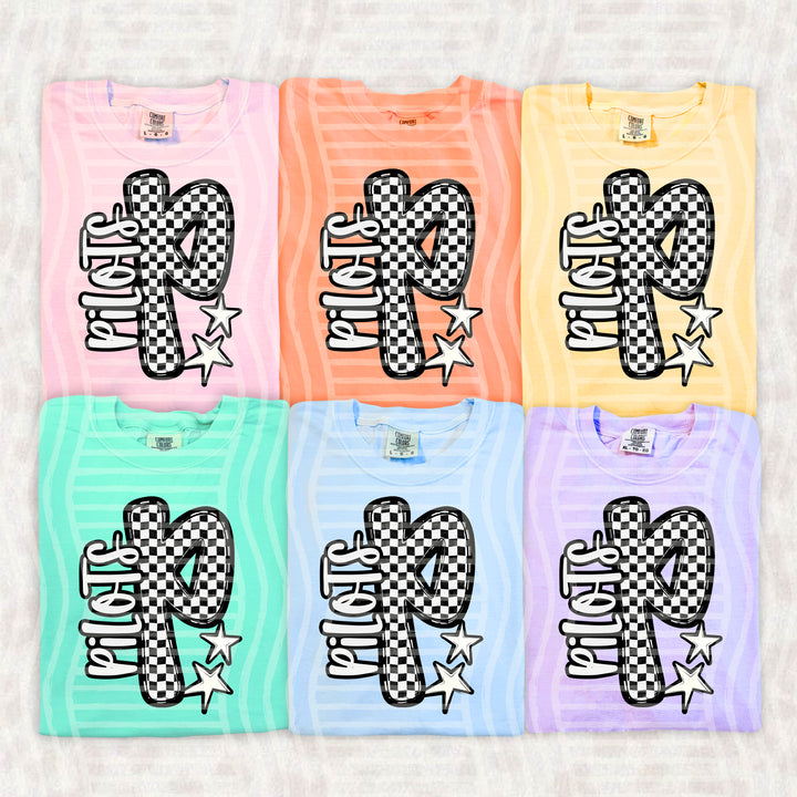 Checker Crush Black And White Mascots DTF Print