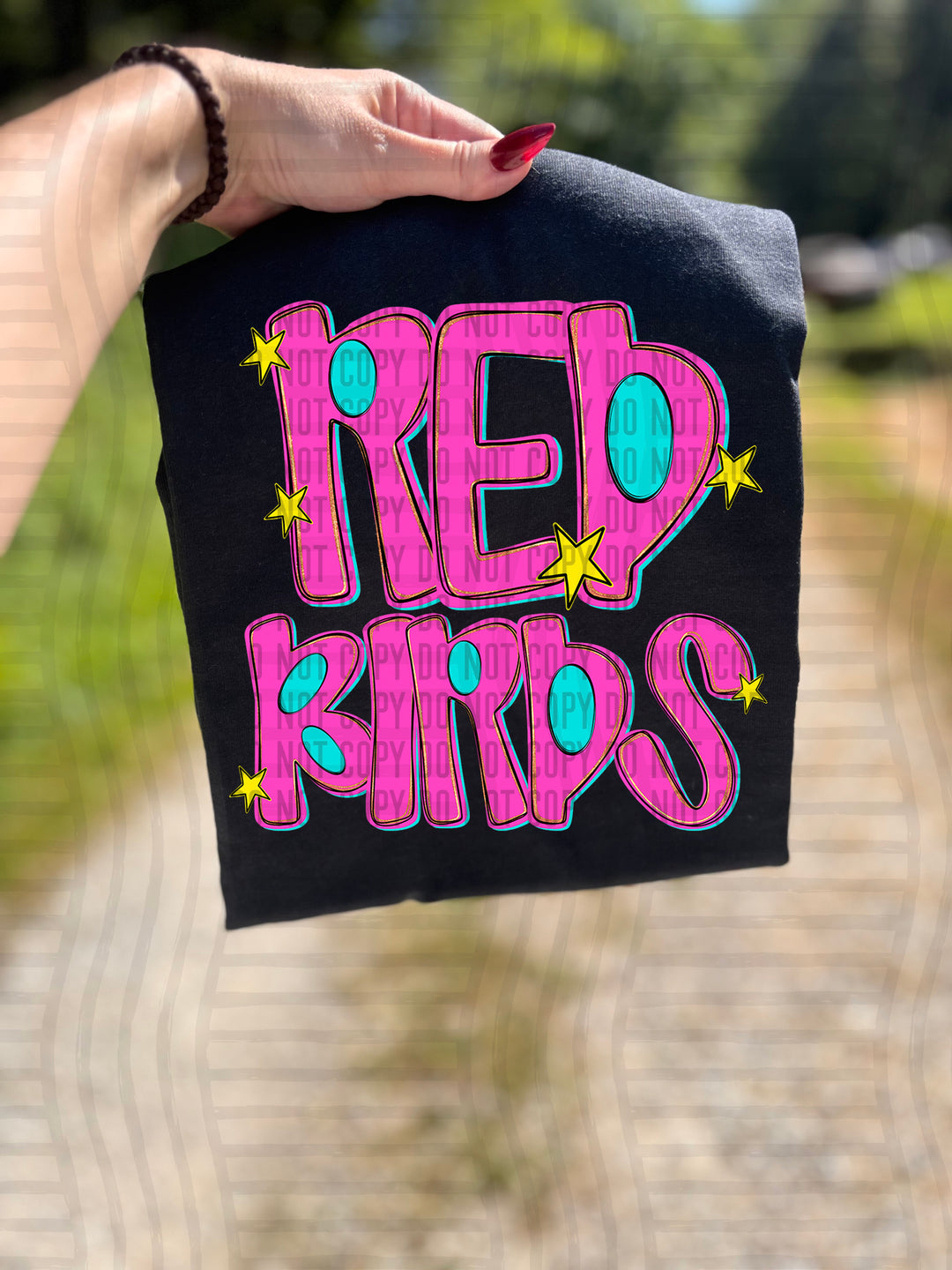 Pink Glow DTF Print