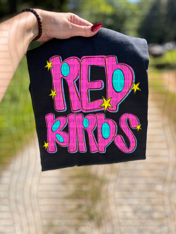 Pink Glow DTF Print