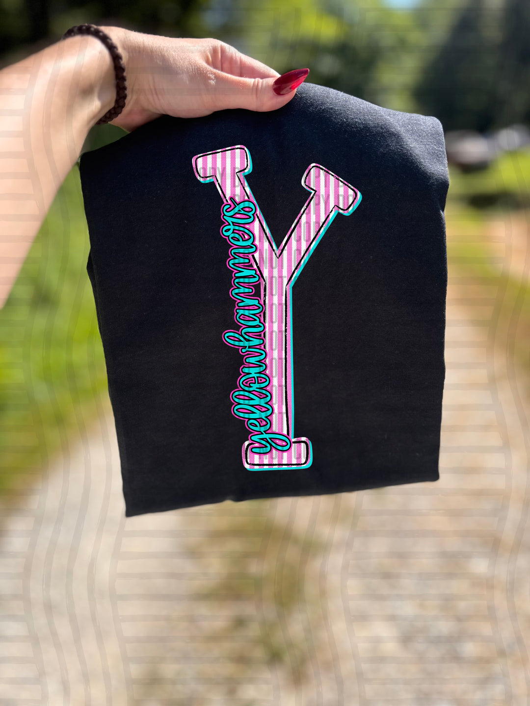 Mixy Pink Seersucker DTF Print