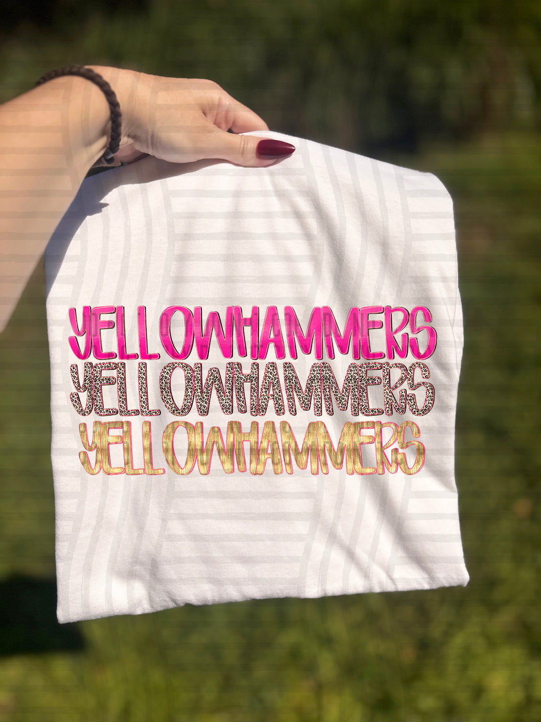 Pretty In Pink Triple Stacked DTF Print