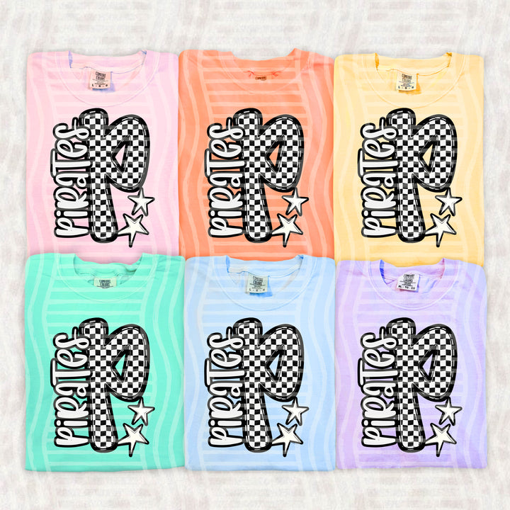 Checker Crush Black And White Mascots DTF Print