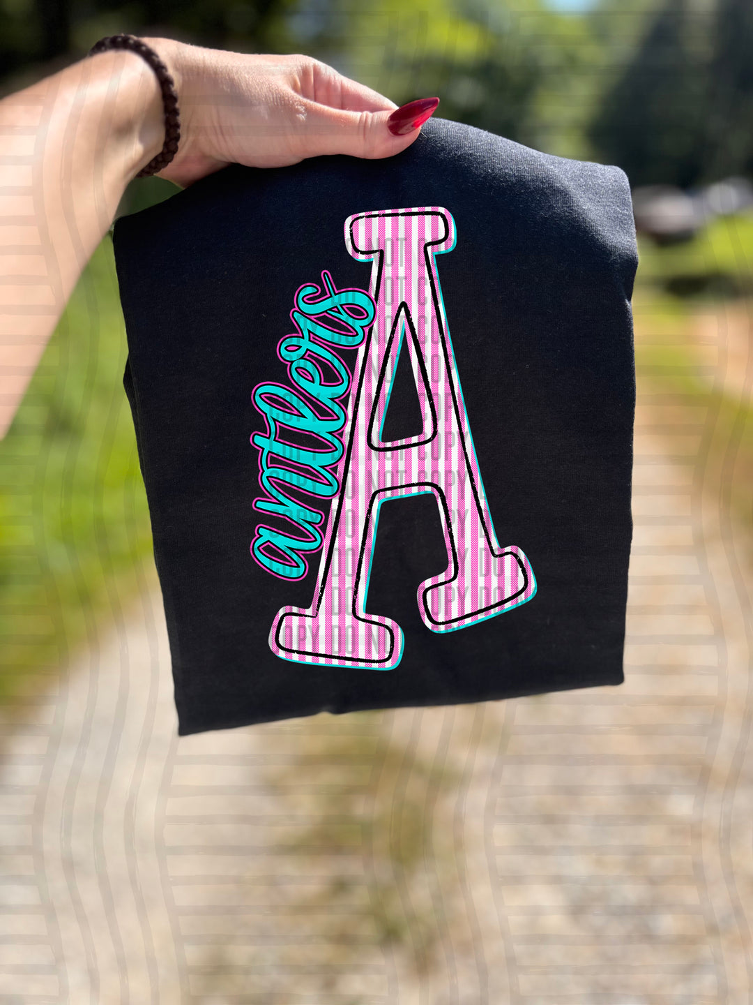 Mixy Pink Seersucker DTF Print