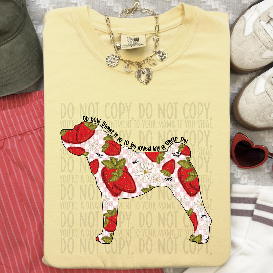 How Sweet Dog DTF Print