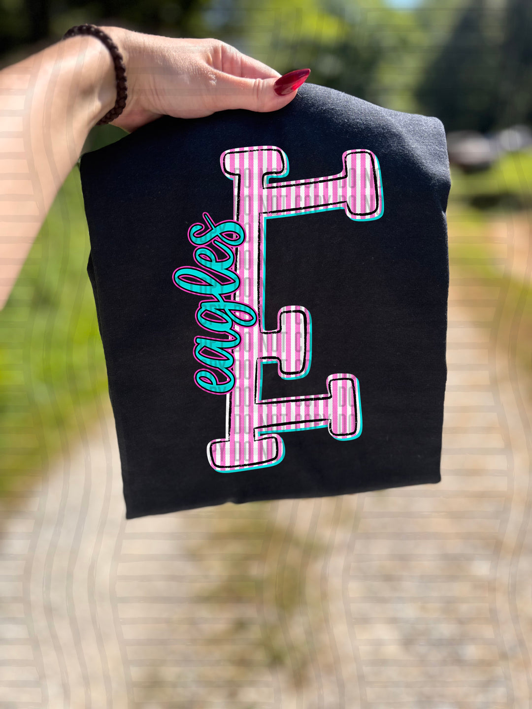 Mixy Pink Seersucker DTF Print