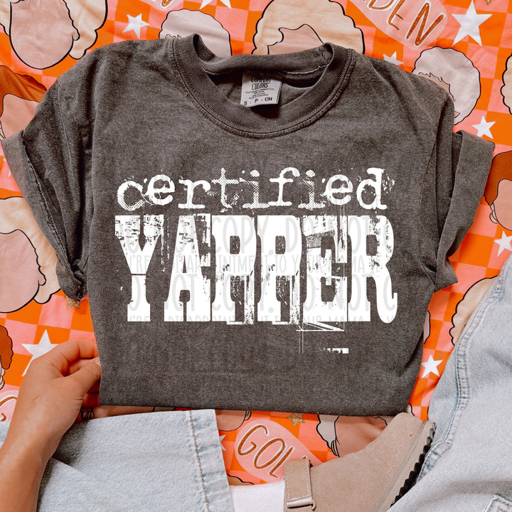 Certified Yapper DTF Print