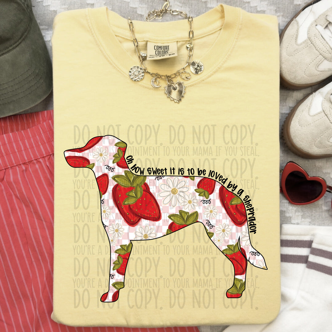 How Sweet Dog DTF Print