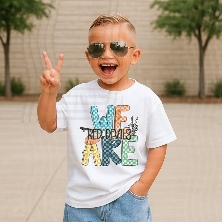 Boy Checks DTF Print